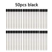 20/50pcs 0.7mm Metal Ballpoint Pen Refills, Compatible With Crystal Rhinestone Ballpoint Pen Barrels, Black/Blue Replacement Ink, 7cm, Office Stationery Accessories, Student Supplies, Back To School - Multiple Styles - View 14