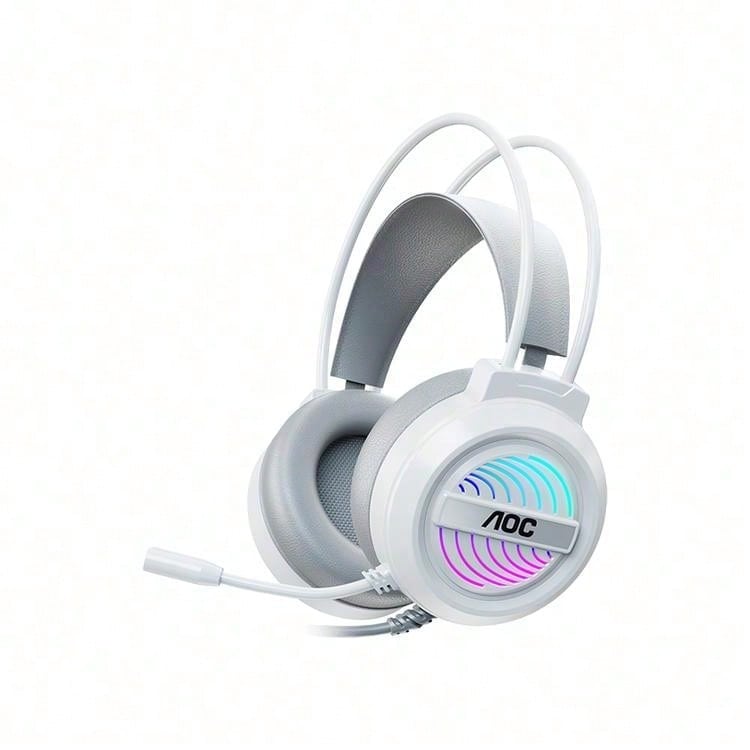 AOC GH120 Gaming Headsets With Microphone 7.1 Analog Channel 3D Surround Sound Noise Reduction Wired Over-Ear Headphone For PC Laptop - View 1