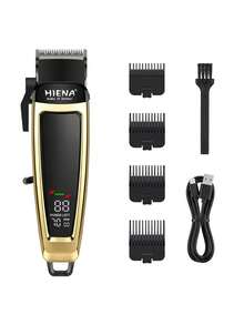 HIENA-5 Men's Professional Hair Clipper Gift Set, Wireless Hair Clipper Set And Trimming Set, Electric Beard Trimmer And Nose Hair Trimmer Set, Reciprocating Shaver And Men's Facial Grooming Set, Comprehensive Gift Set Designed For Men - View 12
