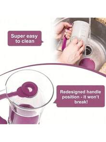1pc Pancake Batter Dispenser With Handle, Pancake Batter Mixer, Perfect For Pancakes, Cupcakes, Waffles, Muffin Batter, Cakes, Cupcake Stands, Kitchen Utensils, Baking Tools - Multicolor - View 8
