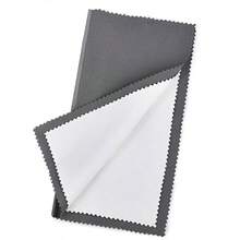 KLONKEE 4-Layer Reversible Silver Jewelry Polishing Cloth, Tarnish Resistant Polishing Pad, Suitable For Pure Silver Rings, Necklaces, Coins, Instruments, Bracelets - No Power Required - 20*20cm Silver Polishing Cloth - View 9