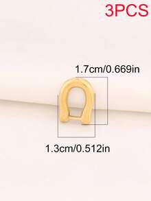 3pcs Stainless Steel Irregular Charms Geometry Pendant Accessories For Necklace Bracelet DIY Jewelry Making Findings - Pendants - View 11