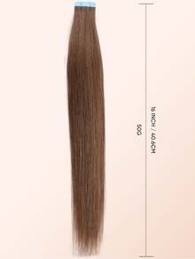 Jessie's Wig 20片/包 50g 貼片式接髮 真人髮絲 絲滑直髮 自然黑 貼片接髮 自然外觀 高品質 6# - S6 - 查看 5