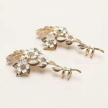 2pcs Detachable High Heel Back Decorations, Luxury Sexy Women's Shoe Accessories - Gold - View 7