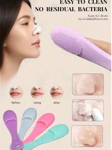 1pc Women Cat Ear Design Elastic Facial Strap, Soft Breathable Fabric Sleeping Face Band, Casual Home Daily Beauty Accessory, Available In Multiple Colors - Multicolor - View 9