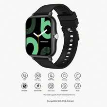 New Hot-Selling Sports Smart Watch, 1.83-Inch Full Touch Screen Display, With Message And Call Function, Sports Pedometer, Compatible With Android Phones, Smart Fitness Band Watch, Suitable For Women And Men As Gift, Birthday Gift - Multicolor - View 9