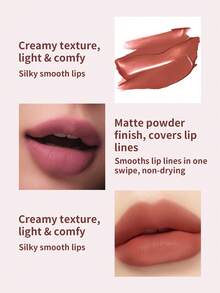 PERIPERA Ink Velvet 絲絨唇釉 #25 Cinnamon Nude 1支 4g，保濕絲絨霧面唇彩，暖色肉桂裸色，適合所有膚色，唇頰兩用日常彩妝 - 25 肉桂裸粉色 - 查看 3