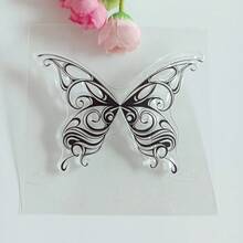 Transparent Silicone Stamps, DIY Scrapbooking Decoration, Collage Photo Album Greeting Card Making, Vintage Floral Forest Aesthetic Animal Patterns - Abstract - View 11