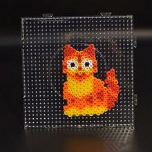 Perler 珠珠板塑膠釘板套組,大正方形透明款,適用 2.6mm 手作珠珠,2/4 件裝 - 串珠板2.6mm - 查看 10