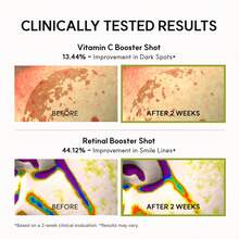 2入組 Booster Shot 精華液，視黃醇抗老縮毛孔與維生素C穀胱甘肽淡斑臉部精華，適合熟齡肌，撫平細紋、收縮毛孔 - 乳霜 - 查看 9