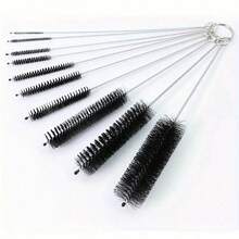 10pcs/Set Water Bottle Brush Set - Metal Straw Cleaner - Stainless Steel Extra Long Brush, Cleaning Small Brush Ultra-Fine Stainless Steel Extended Soft Bristle Test Tube Brush, Industrial Cleaning Small Brush Tool, Used For Cleaning Reusable Straws, Water Bottles And Pipes, Home Decor, Home Supplies, Household Essentials, Gift For Women, Gift For Men, Gift For Mother, Gift For Father, Gift For Grandfather, Gift For Grandmother - Multimodal - View 13