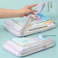 Student Office Document Storage Bag, Suitable For Document Storage, Book Storage, Subject Classification Material Storage, Test Paper & Assignment Storage Bag, Back To School Essential,Back To School Season - Sets - View 3