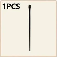 1pc Makeup Brush Set, Eyeshadow Brush, Nose Contour Brush, Eyebrow Pencil, Skin-Friendly Makeup Tools, Portable Travel Size - Black - View 7