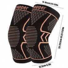 1 đôi đệm đầu gối nén đàn hồi size lớn, phù hợp cho người béo phì và người size lớn, đệm đầu gối sợi ion XL-6XL - Nhiều màu - Xem 5