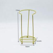 1pc Cup Storage Rack Bar Milk Tea Coffee Cup Holder Disposable Paper Cup Dispenser Multi-Purpose Iron Rack For Home - Single Cell - View 7