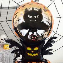 1pc Halloween Scene Decoration - 62.4 Inch Standing Halloween Withered Tree With Bat Base Foil Balloon - Festive And Eye-Catching Decor Halloween - Dead Tree Bat - View 4