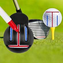 3/6pcs Golf Ball Lining Marker Template, 3-Line Double-Sided Precision Positioning Ball Drawing Tool, Golf Ball Drawing Alignment Template Marking Tool, Line Drawing Tool, Suitable For DIY Golf Training Aid, Outdoor Sports And Golf Gifts - One Size Fits All - View 4
