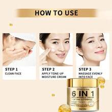 6-In-1 Face Cream, Lifting & Firming, Moisturizing, Smoothing, Evening Skin Tone, With Retinol & Hyaluronic Acid - Cream - View 10