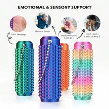 3D Printed Spiky Squeeze Toy, 14+ Stress Relief Toy - Multicolor - View 1