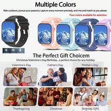 SIDAKEYE Smartwatch (Suitable For Women, Couples, Men) 1.83-Inch Screen, Colorful Silicone Strap, Functions Include Flashlight, Alarm, Camera, Photo Album, Calendar, Pedometer, Calculator, Stopwatch, 260mAh Battery. - View 4