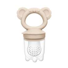 Rabbit, Koala, Bear Teether, Baby Fruit & Vegetable Pacifier, Baby Feeding Tool, Soft Silicone Material - Multicolor - View 10