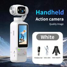4K Handheld Action Camera, Supports 90° Right/180° Up & Down Rotation, Lighter & More Portable, Suitable For Vlog Video Recording And Life Documentation, With Dual Fill Lights, No App Required, Pocket Vlog Camera, Suitable For Travel And Daily Recording, Back To School Gift - Multi-color B Style - View 15