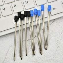 20/50pcs 0.7mm Metal Ballpoint Pen Refills, Compatible With Crystal Rhinestone Ballpoint Pen Barrels, Black/Blue Replacement Ink, 7cm, Office Stationery Accessories, Student Supplies, Back To School - Multiple Styles - View 7