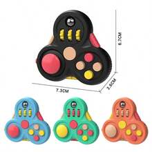 1pc,Gyro Cube Fingertip Spinning Game Handheld Stress Relief Toy,Exercise Finger Flexibility,Relaxation,Suitable For All Seasons,Relaxation Tool,Compact Design,Fun Accessory,Lightweight Cube,Smooth Rotation,ADHD Focus Aid,Office Workers,Holiday Gift,Random Color And Style. - Multicolor - View 8
