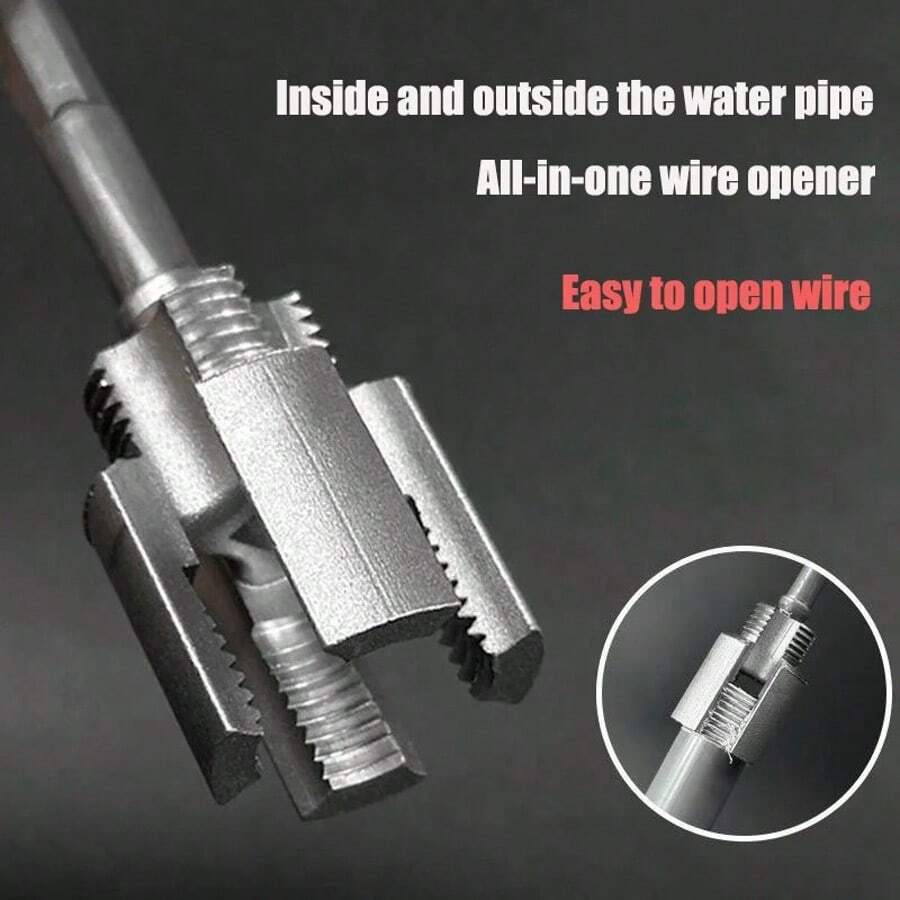 1件裝 PPR/PVC 水管攻牙器 20MM/25MM 內螺紋外螺紋一體式攻絲模具 水管開孔工具 - A - 查看 1