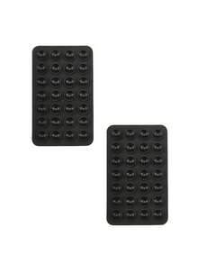 1/2pcs Double-Sided Silicone Suction Cup Phone Holder, Compatible With Apple And Android Phones, 28 Independent Suction Cups, No Glue Needed, Reusable, Double-Sided Design, Suitable For Makeup, Fitness, Shower, Car And Kitchen. Ideal Gift For Birthday, Family And Friends. Phone Holder, Phone Accessories. Adjustable Angle, Compact Design. - Multicolor - View 12
