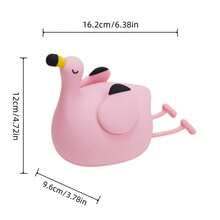 GLOOPRO Flamingo Night Light, Gift For A Girlfriend, Bedroom Decorative Light, Soft Silicone Material, 3-Level Dimming, Perfect Sleep Companion, Touch-Sensitive, USB Rechargeable, Automatically Turns Off After 30 Minutes, Children's Holiday Gift - Flamingo Night Light - View 10