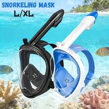 2pcs/Set Adult Full Face Diving Mask With Camera Mount, 180° Panoramic Leak-Proof Anti-Fog Diving Equipment, Beach Essential, Beach Accessory, Pool Float - Multicolor - View 12