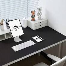 1pc Large PU Leather Desk Mat, Waterproof Anti-Slip Scratch-Resistant Wear-Resistant Desktop Protector, Suitable For Student Desk, Office Gaming Computer Desktop - Leather Placemats - View 4