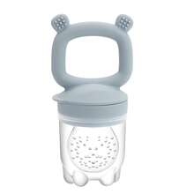 Rabbit, Koala, Bear Teether, Baby Fruit & Vegetable Pacifier, Baby Feeding Tool, Soft Silicone Material - Multicolor - View 15