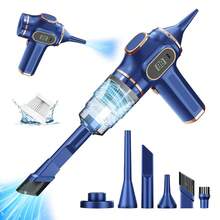 SOKANY Portable Wireless Car Vacuum Cleaner, Wet & Dry 2-In-1 Blower & Suction, 45,000 Rpm Powerful Suction, Type-C Fast Charging (1500mAh*2), Equipped With Multiple Accessories, Suitable For Various Scenarios, Essential Tool For Daily Cleaning - Cordless - View 11