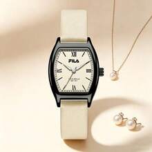 FILA FL6780 Cream Solid Color Watch Minimal Waterproof Silicone Quartz Wristwatch For Girls Daily Wear - one-size - View 1