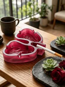 1pc Human Lung Shaped Resin Ashtray, Realistic Lung Anatomy Model, Gothic Style, Suitable For Indoor, Bedroom, Gaming Table, Outdoor Patio, Tattoo Parlor, Medical School Decor - Multiple Models 2 - View 5