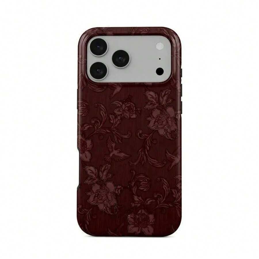 Classic Floral Pattern Phone Case Aesthetic Vintage  2026 For 17 Air 16 15 14 Plus 13 12 11 Pro Max  Galaxy PLus Ultra 22 23 24 25 26 Series Gift For Her, For Teen Girl Smartphone Cellphone - Design#1 - View 1