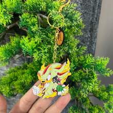 1pc Sonic Speed Character Enamel Keychains With Burger Charms - Anime Game Alloy Pendants For Bags & Keys - Multicolor - View 4