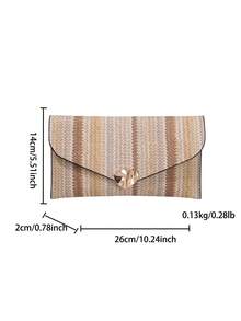 Dedoo 2026 Latest Fashion Colorful Plaid Handbag - Khaki - View 3