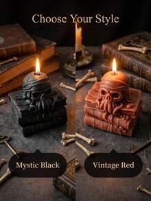 1pc Halloween Octopus Skull Scented Candle, Gothic Style Atmosphere Decor, Handmade Creative Decorative Fragrance Candle, Suitable For Room Decor, Desktop Decor, Home Decor, Parties, Birthdays, Gifts, Anniversaries, All Seasons, Essential For Halloween Decoration - Octopus Skull - View 10