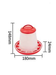 Automatic Chicken Feeder And Waterer Set, Large Capacity Poultry Feeding And Watering Equipment, Anti-Spill Feeder And Water Trough Supplies, Suitable For Chickens, Quails, Pigeons, Ducks And Farm Birds - Multiple Styles - View 10