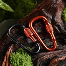 1pc/3pcs/6pcs, Multifunctional Keychain, Outdoor Clip, Backpack Water Bottle Clip Accessory, Aluminum Alloy Material, Multi-Purpose - Conventional - View 2