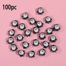 100pc/Set Cute Mini Handmade Penguin Resin Figurines, With Storage Box, Mini Animal Nail Stickers, Penguin Sculptures, Cute Animal Models, No Electricity Required, Suitable For Garden, Party, Micro Landscape, Aquarium, Unique DIY Crafts And Party Gifts, Nail Art Decorations - Small Accessories, Resin Party Decorations, Mini Ornaments (Please Confirm Size Before Purchase) - Multicolor - View 3