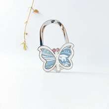 "Butterfly Dance" Intangible Cultural Heritage Song Brocade Embroidered Bag Hook, New Chinese Style Butterfly Portable Non-Adhesive Tabletop Bag Hook, Handbag Bag Hook Pendant - A - View 8