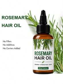 Rosemary Hair Oil 75g, Strengthens Hair And Scalp, Suitable For All Hair Types. Extracted From Dried Flowers, Nourishes And Increases Hair Volume. - Full Size - View 6
