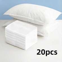 1/5/10pcs Disposable Thickened Pillowcase, Suitable For Hotel Rooms, Beauty Salons, Anti-Pollution & Breathable, Travel Hotel Use (Pillow Insert Not Included), Salon Supplies, Travel Essential, Lightweight Shell, Retro Style, Easy To Clean, For Hotel Owners - Multicolor - View 17