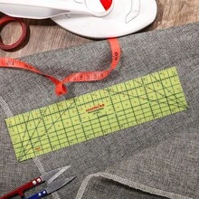 Hot Ironing Ruler, Heat Resistant Hemmer Ruler Sewing Tools Measuring Handmade Tool For Electric Iron Home Work(2.5 X 10 Inch) - 10 X 2.5 Inch - View 9