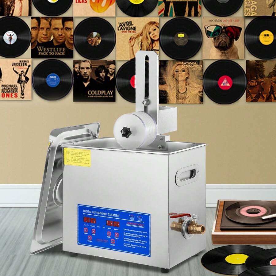 Machine de nettoyage de disques à ultrasons 6L, kit complet avec séchoir - PS-30A - Voir 1