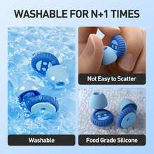 Soft Reusable Silicone Noise-Canceling Earplugs For Sleep, With Different Size Replacement Ear Tips, Washable, Zero Pressure Side Sleeping, No Ear Pain, For Snoring, Travel, Focused Study, Business Trips, Dorm Naps, Library, Back To School Essential, Gift For Men, Women, Youth And Students - Multi-colored Earplugs - View 5